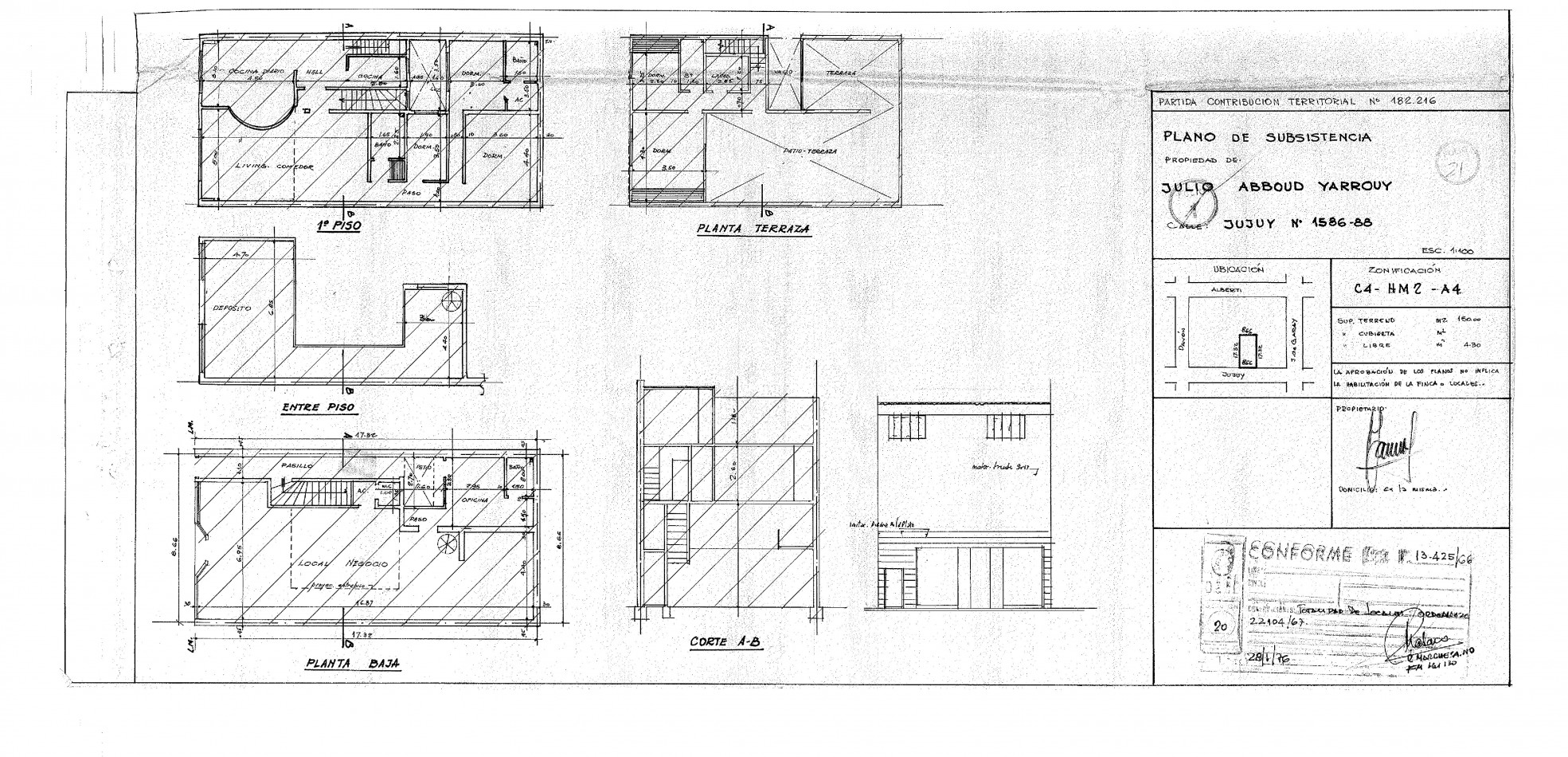 Venta de casa con local 7 ambientes, patio y terraza