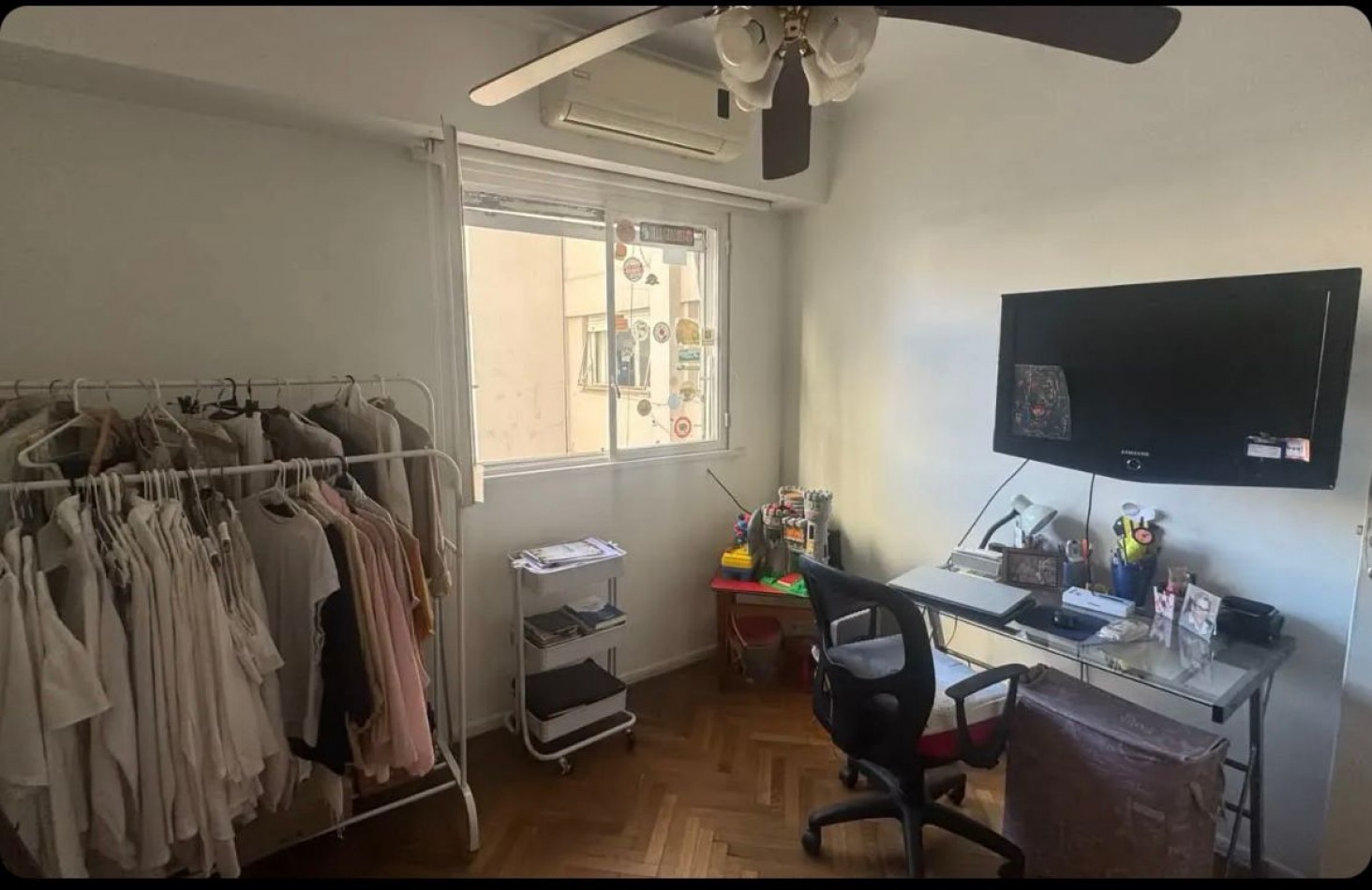 4 ambientes c/dependencia 7mo piso frente balcon- Av. Sta. Fe 2644