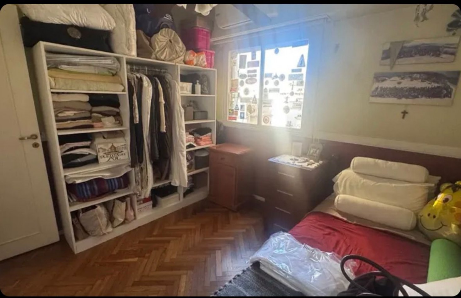 4 ambientes c/dependencia 7mo piso frente balcon- Av. Sta. Fe 2644