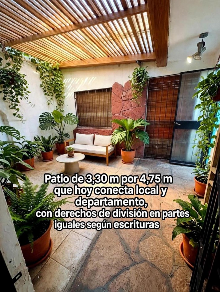 Exclusivo Paquete Inmobiliario En Recoleta: Local, Depto Con Patio Y Cochera